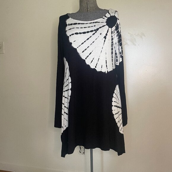 Soft Surroundings Dresses & Skirts - Soft Surroundings stretchy tie-dyed tunic dress, size medium
